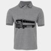 JB's  BIRDS EYE POLO   CHARCOAL - S Thumbnail