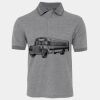 JB's  BIRDS EYE POLO   CHARCOAL - S Thumbnail