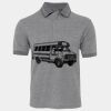 JB's  BIRDS EYE POLO   CHARCOAL - S Thumbnail