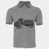 JB's  BIRDS EYE POLO   CHARCOAL - S Thumbnail