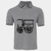 JB's  BIRDS EYE POLO   CHARCOAL - S Thumbnail