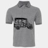 JB's  BIRDS EYE POLO   CHARCOAL - S Thumbnail
