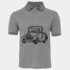 JB's  BIRDS EYE POLO   CHARCOAL - S Thumbnail
