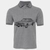 JB's  BIRDS EYE POLO   CHARCOAL - S Thumbnail