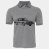 JB's  BIRDS EYE POLO   CHARCOAL - S Thumbnail