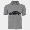 JB's  BIRDS EYE POLO   CHARCOAL - S Thumbnail