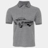 JB's  BIRDS EYE POLO   CHARCOAL - S Thumbnail