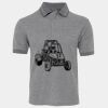 JB's  BIRDS EYE POLO   CHARCOAL - S Thumbnail