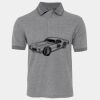 JB's  BIRDS EYE POLO   CHARCOAL - S Thumbnail