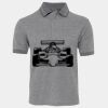 JB's  BIRDS EYE POLO   CHARCOAL - S Thumbnail