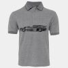 JB's  BIRDS EYE POLO   CHARCOAL - S Thumbnail