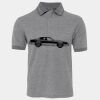 JB's  BIRDS EYE POLO   CHARCOAL - S Thumbnail