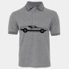 JB's  BIRDS EYE POLO   CHARCOAL - S Thumbnail