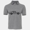 JB's  BIRDS EYE POLO   CHARCOAL - S Thumbnail