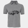 JB's  BIRDS EYE POLO   CHARCOAL - S Thumbnail