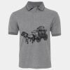 JB's  BIRDS EYE POLO   CHARCOAL - S Thumbnail