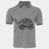 JB's  BIRDS EYE POLO   CHARCOAL - S Thumbnail