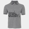JB's  BIRDS EYE POLO   CHARCOAL - S Thumbnail