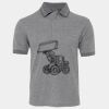 JB's  BIRDS EYE POLO   CHARCOAL - S Thumbnail