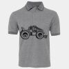 JB's  BIRDS EYE POLO   CHARCOAL - S Thumbnail