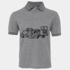 JB's  BIRDS EYE POLO   CHARCOAL - S Thumbnail