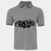 JB's  BIRDS EYE POLO   CHARCOAL - S Thumbnail
