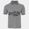 JB's  BIRDS EYE POLO   CHARCOAL - S Thumbnail