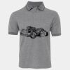 JB's  BIRDS EYE POLO   CHARCOAL - S Thumbnail