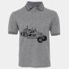 JB's  BIRDS EYE POLO   CHARCOAL - S Thumbnail
