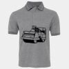 JB's  BIRDS EYE POLO   CHARCOAL - S Thumbnail