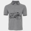 JB's  BIRDS EYE POLO   CHARCOAL - S Thumbnail