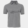 JB's  BIRDS EYE POLO   CHARCOAL - S Thumbnail