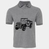 JB's  BIRDS EYE POLO   CHARCOAL - S Thumbnail