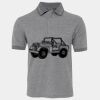 JB's  BIRDS EYE POLO   CHARCOAL - S Thumbnail
