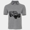 JB's  BIRDS EYE POLO   CHARCOAL - S Thumbnail