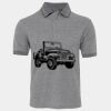 JB's  BIRDS EYE POLO   CHARCOAL - S Thumbnail