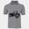 JB's  BIRDS EYE POLO   CHARCOAL - S Thumbnail