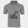 JB's  BIRDS EYE POLO   CHARCOAL - S Thumbnail