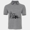 JB's  BIRDS EYE POLO   CHARCOAL - S Thumbnail