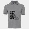 JB's  BIRDS EYE POLO   CHARCOAL - S Thumbnail