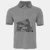 JB's  BIRDS EYE POLO   CHARCOAL - S Thumbnail
