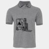 JB's  BIRDS EYE POLO   CHARCOAL - S Thumbnail
