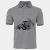 JB's  BIRDS EYE POLO   CHARCOAL - S Thumbnail