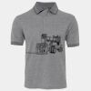 JB's  BIRDS EYE POLO   CHARCOAL - S Thumbnail