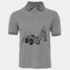 JB's  BIRDS EYE POLO   CHARCOAL - S Thumbnail