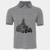 JB's  BIRDS EYE POLO   CHARCOAL - S Thumbnail
