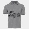 JB's  BIRDS EYE POLO   CHARCOAL - S Thumbnail
