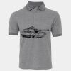 JB's  BIRDS EYE POLO   CHARCOAL - S Thumbnail