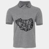 JB's  BIRDS EYE POLO   CHARCOAL - S Thumbnail