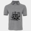 JB's  BIRDS EYE POLO   CHARCOAL - S Thumbnail